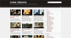 Desktop Screenshot of cudaswiata.archeowiesci.pl