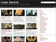 Tablet Screenshot of cudaswiata.archeowiesci.pl